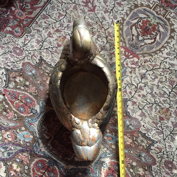 Rare Sergio Bustamante signed brass duck planter - Picture 1 of 8